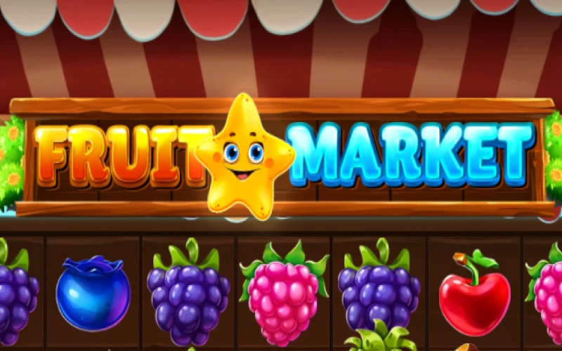 El juego Fruit Market se presenta en el sitio web de Stake.