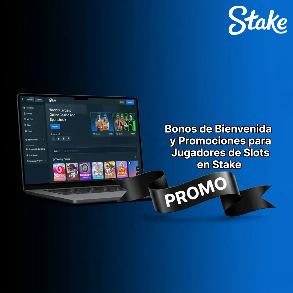 Bonos de bienvenida y promociones para jugadores de slots en Stake: hasta 200% en primer depósito y más.