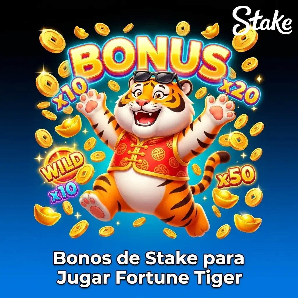 Bonos y promociones de Stake para jugar Fortune Tiger: sorteos y carreras con premios en USD