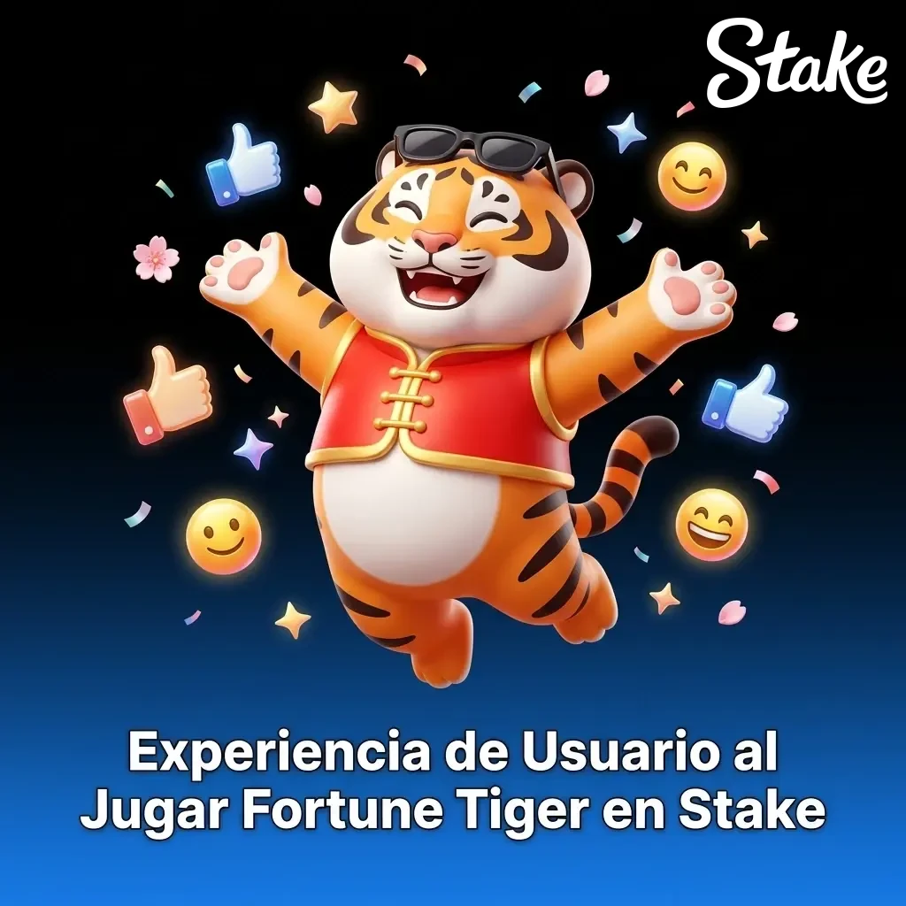 Experiencia de usuario jugando Fortune Tiger en Stake: gráficos PG Soft, controles táctiles y animaciones fluidas