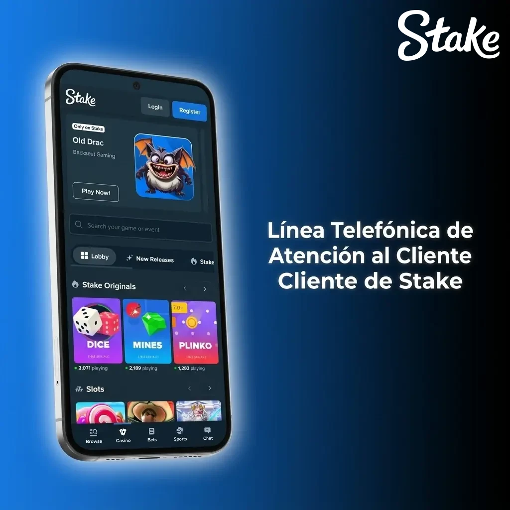 Línea telefónica de atención al cliente de Stake para usuarios en Argentina con tiempos de espera de 3 a 5 minutos