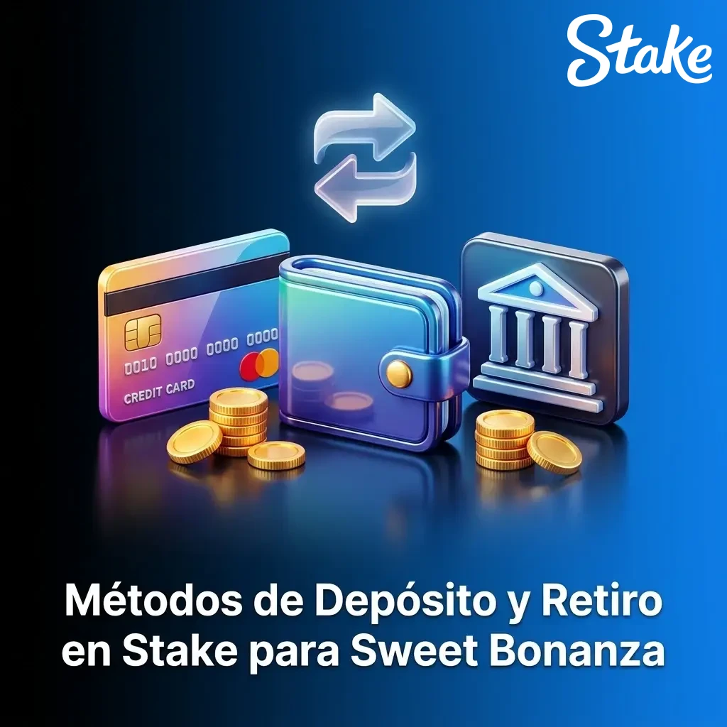 Métodos de depósito y retiro en Stake para Sweet Bonanza: cripto, tarjetas y pagos locales en Argentina.