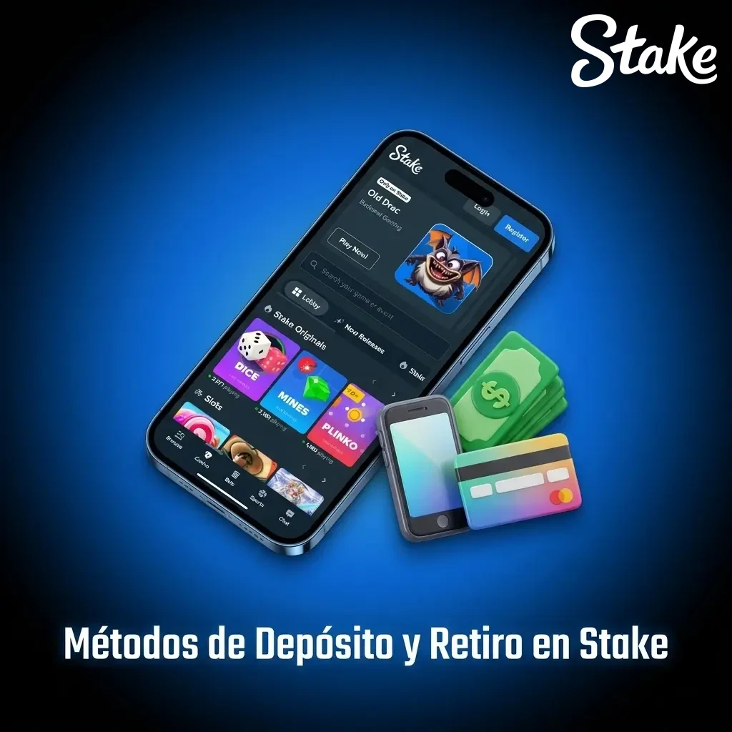 Métodos de depósito y retiro en Stake: tarjetas, billeteras digitales y criptomonedas para jugadores argentinos