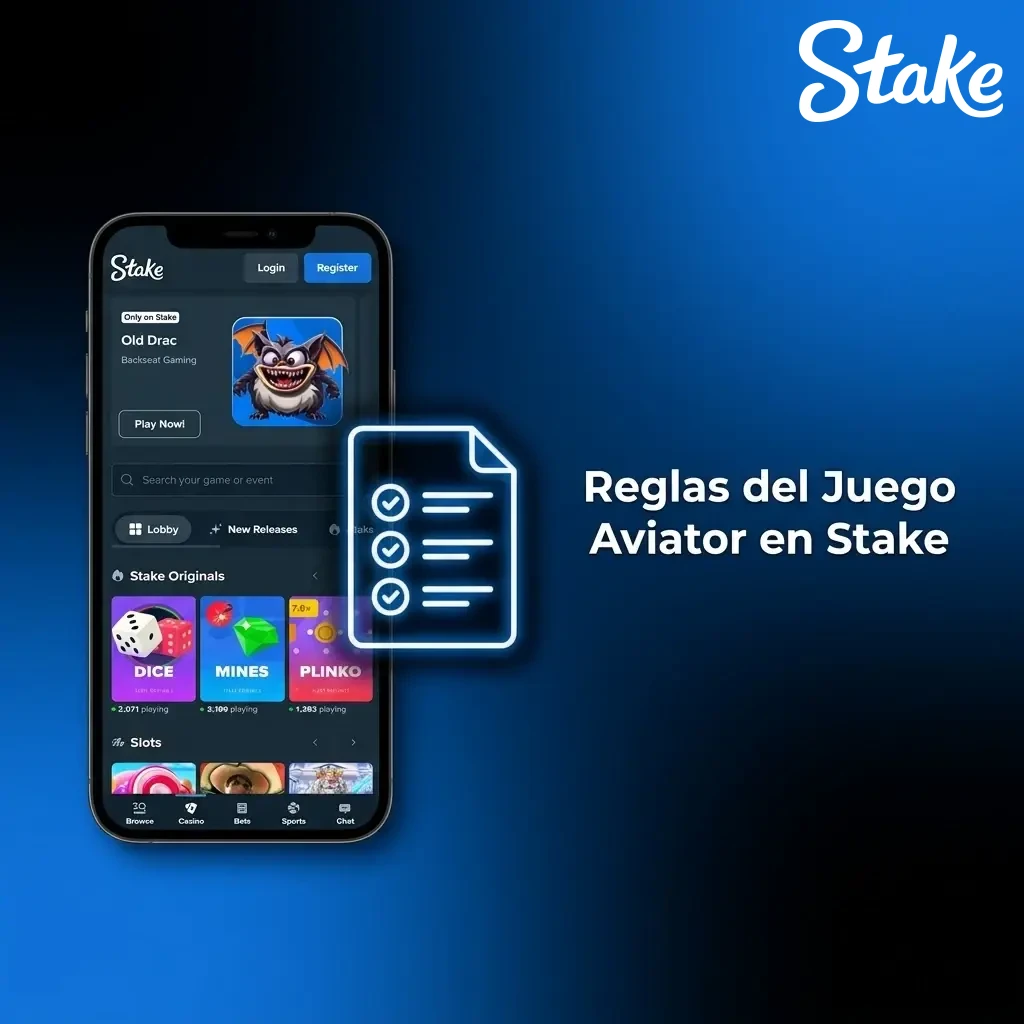 Reglas del juego Aviator en Stake: avión, multiplicador y cashout antes del crash