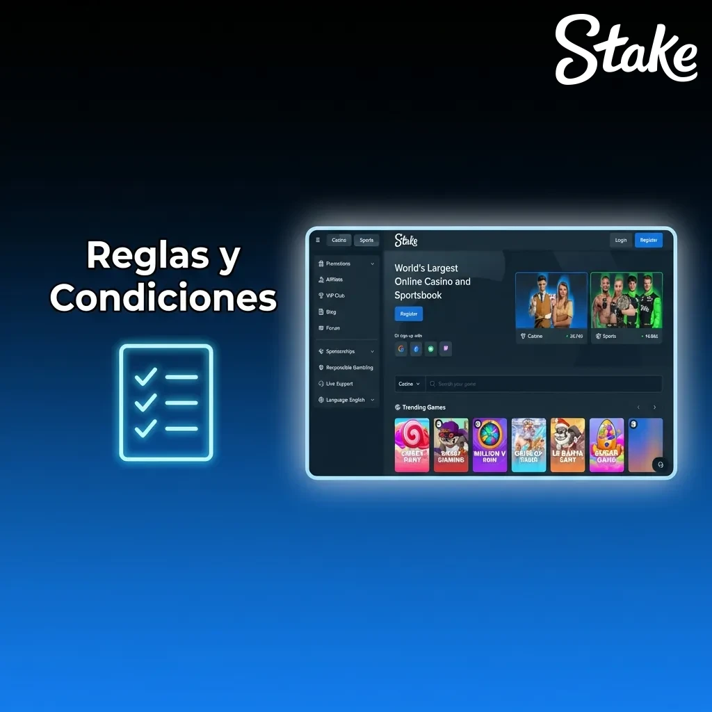 Legal terms page showing platform rules for account creation, bonuses, withdrawals, and proper usage guidelines.